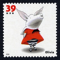Olivia United States Postage Stamp | Children's Book Animals