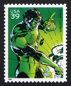Green Lantern United States Postage Stamp | DC Comics - Super Heroes