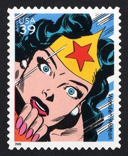 Wonder Woman United States Postage Stamp | DC Comics - Super Heroes