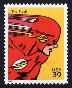 The Flash United States Postage Stamp | DC Comics - Super Heroes