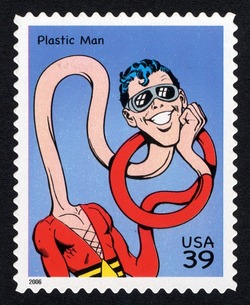 Plastic Man United States Postage Stamp | DC Comics - Super Heroes