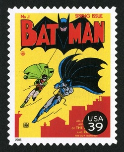 Cover of Batman United States Postage Stamp | DC Comics - Super Heroes