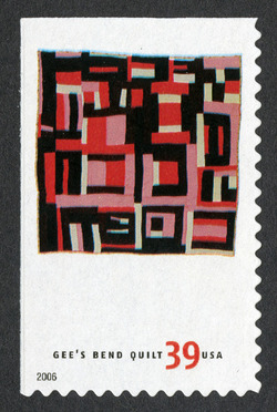 Housetop United States Postage Stamp | Quilts of Gee’s Bend
