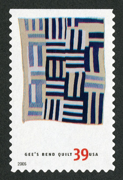 Roman Stripes United States Postage Stamp | Quilts of Gee’s Bend