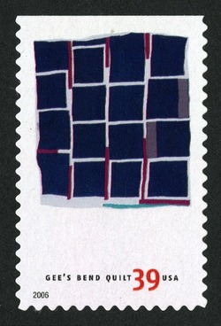 Blocks and Stripes United States Postage Stamp | Quilts of Gee’s Bend