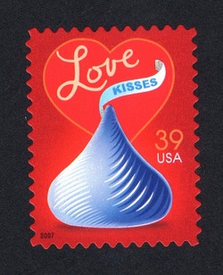 Hershey's Kisses United States Postage Stamp | Love