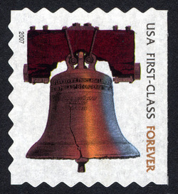 Liberty Bell - First-Class - 2007 Date - Perf 8 United States Postage Stamp