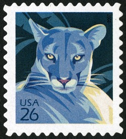 Florida Panther - Self-adhesive United States Postage Stamp
