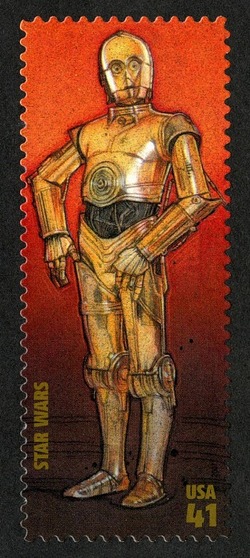 C-3PO United States Postage Stamp | Star Wars