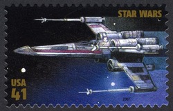 X-Wing Starfighter United States Postage Stamp | Star Wars