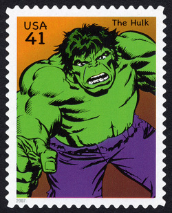 The Hulk United States Postage Stamp | Marvel Comics - Super Heroes