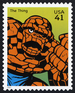 The Thing United States Postage Stamp | Marvel Comics - Super Heroes