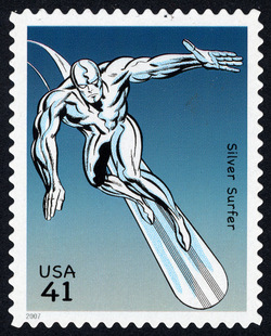 Silver Surfer United States Postage Stamp | Marvel Comics - Super Heroes