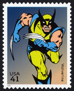 Wolverine United States Postage Stamp | Marvel Comics - Super Heroes