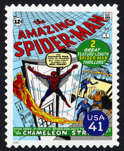 Cover of Spider-Man United States Postage Stamp | Marvel Comics - Super Heroes