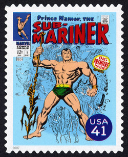 Cover of Sub-Mariner United States Postage Stamp | Marvel Comics - Super Heroes