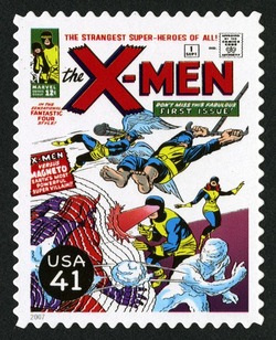 Cover of X-men United States Postage Stamp | Marvel Comics - Super Heroes