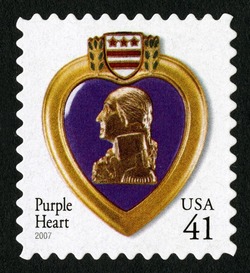 Purple Heart - 2007 Date United States Postage Stamp