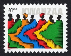 Kwanzaa - 2007 Date United States Postage Stamp