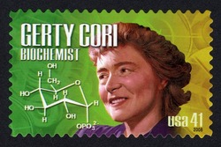 Gerty Cori - Biochemist United States Postage Stamp | American Scientists