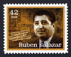 Ruben Salazar United States Postage Stamp | American Journalists