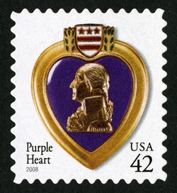 Purple Heart - 2008 Date - Self-adhesive United States Postage Stamp