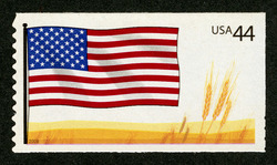 American Flag - Wheat United States Postage Stamp | Flags of Our Nation