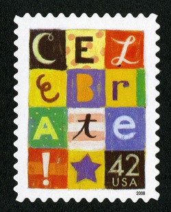 Celebrate - 2008 Date United States Postage Stamp
