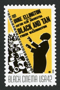 Black and Tan United States Postage Stamp | Vintage Black Cinema
