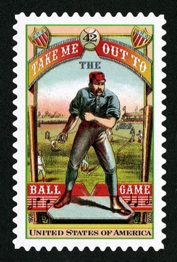 Take Me Out to the Ball Game - Baseball United States Postage Stamp