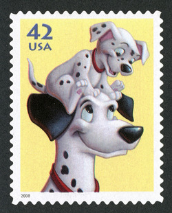 Pongo and Pup United States Postage Stamp | The Art of Disney - Imagination