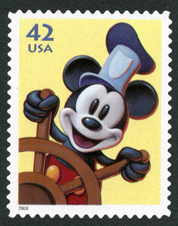 Steamboat Willie United States Postage Stamp | The Art of Disney - Imagination