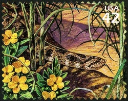 Eastern Hognose Snake United States Postage Stamp | Great Lakes Dunes
