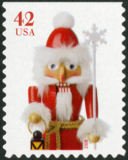 Santa Claus Nutcracker - Perf 10.75 X 11 United States Postage Stamp | Nutcrackers - Christmas