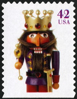 King Nutcracker - Perf 10.75 X 11 United States Postage Stamp | Nutcrackers - Christmas