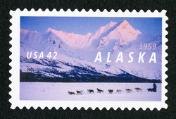 Alaska Statehood United States Postage Stamp