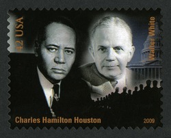 Charles Hamilton Houston and Walter White United States Postage Stamp | Civil Rights Pioneers