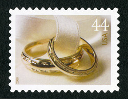 Wedding Rings United States Postage Stamp | Wedding