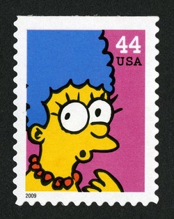 Marge Simpson United States Postage Stamp | The Simpsons