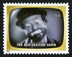 The Red Skelton Show United States Postage Stamp | Early TV Memories