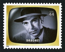Dragnet United States Postage Stamp | Early TV Memories