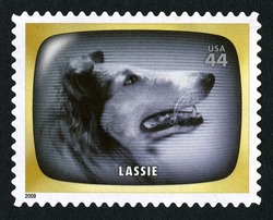 Lassie United States Postage Stamp | Early TV Memories