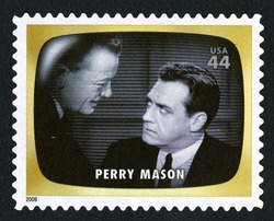 Perry Mason United States Postage Stamp | Early TV Memories