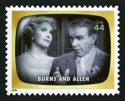 Burns and Allen United States Postage Stamp | Early TV Memories