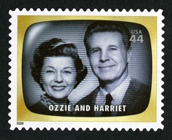 Ozzie and Harriet United States Postage Stamp | Early TV Memories