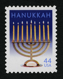 Hanukkah United States Postage Stamp