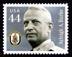 Arleigh A. Burke United States Postage Stamp | Distinguished Sailors