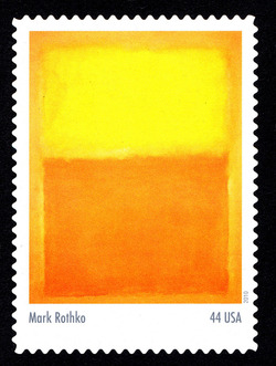 Mark Rothko - Orange and Yellow United States Postage Stamp | Abstract Expressionists
