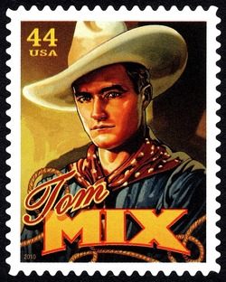 Tom Mix United States Postage Stamp | Cowboys of the Silver Screen