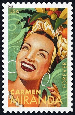 Carmen Miranda United States Postage Stamp | Latin Music Legends